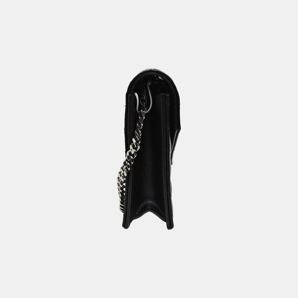 MONOGRAM WOC Chevron Calfskin Black