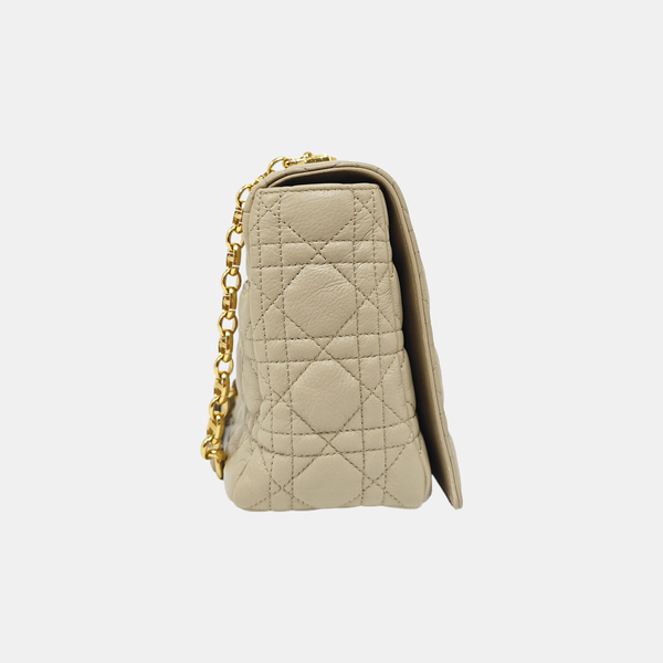 Dior Caro Cannage Calfskin Beige