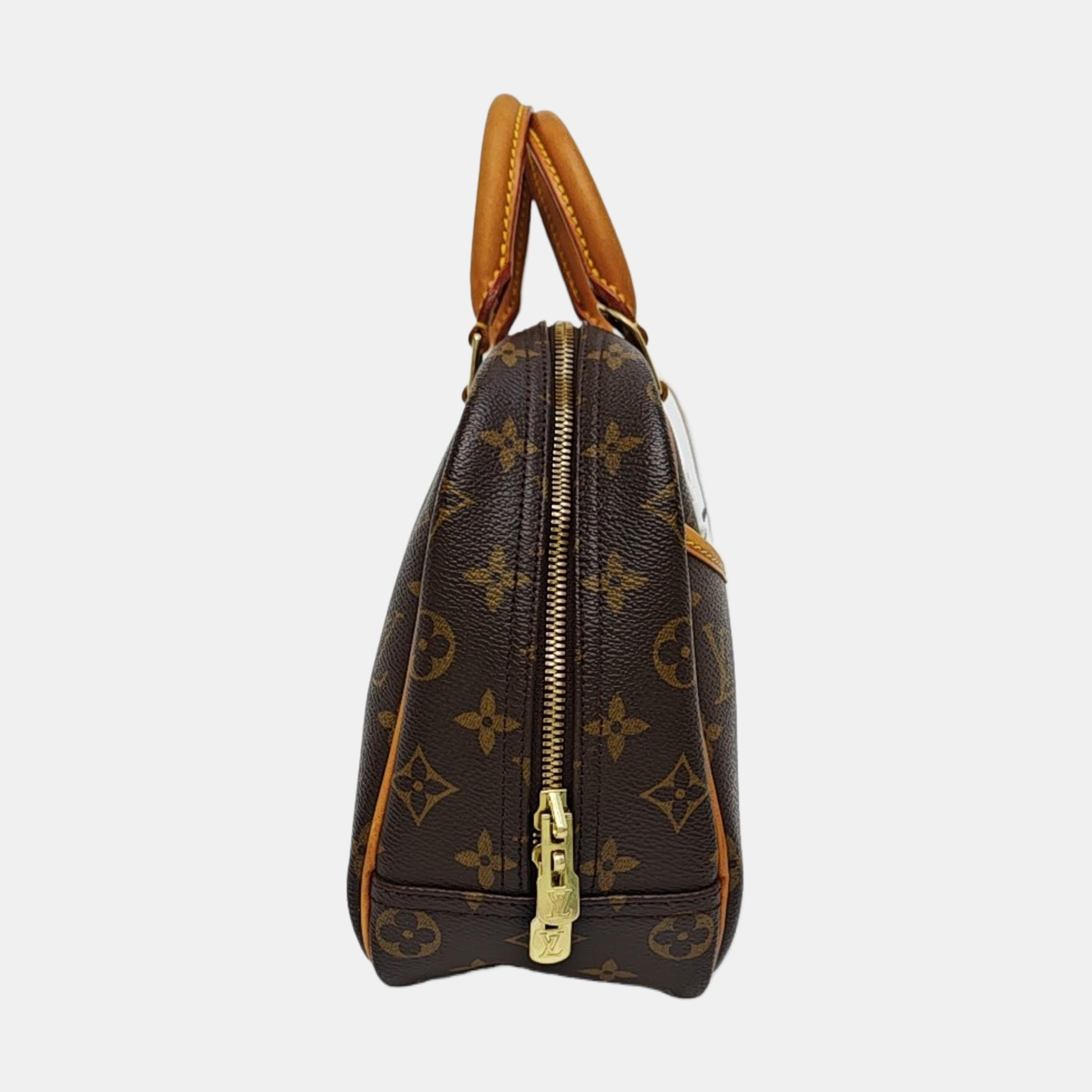 DEAUVILLE Monogram Coated Canvas Brown