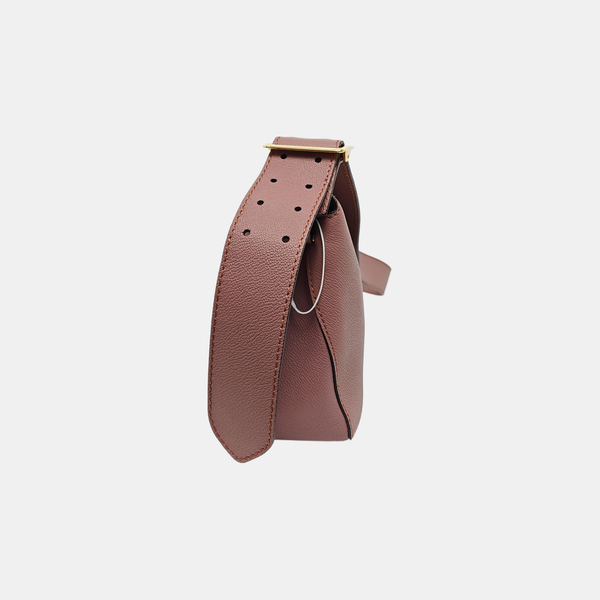 Helmsley Small Calfskin Beige