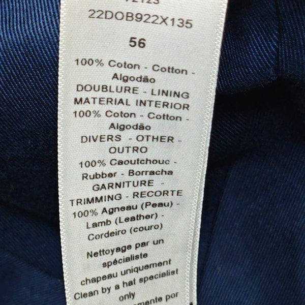 Cotton Hat Blue
