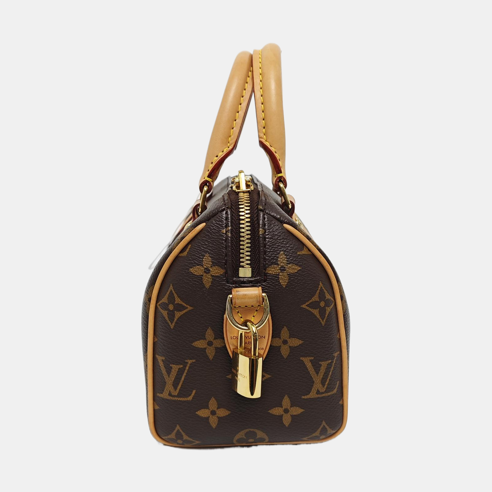 SPEEDY 20 Monogram Coated Canvas Brown