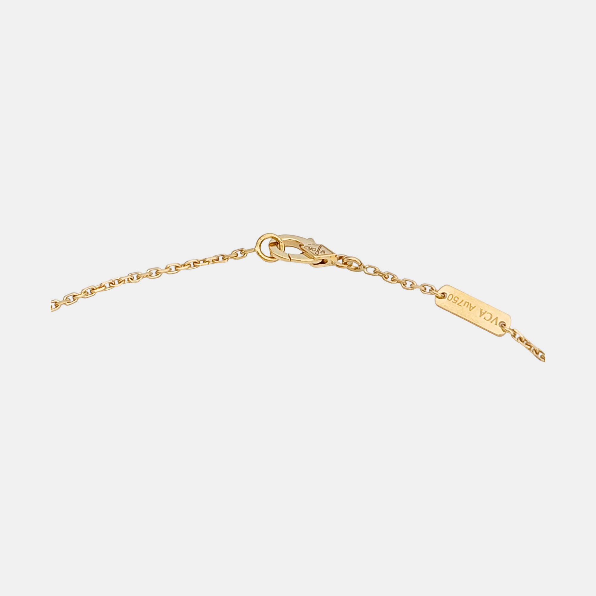 Vintage Alhambra 18k Gold Necklace