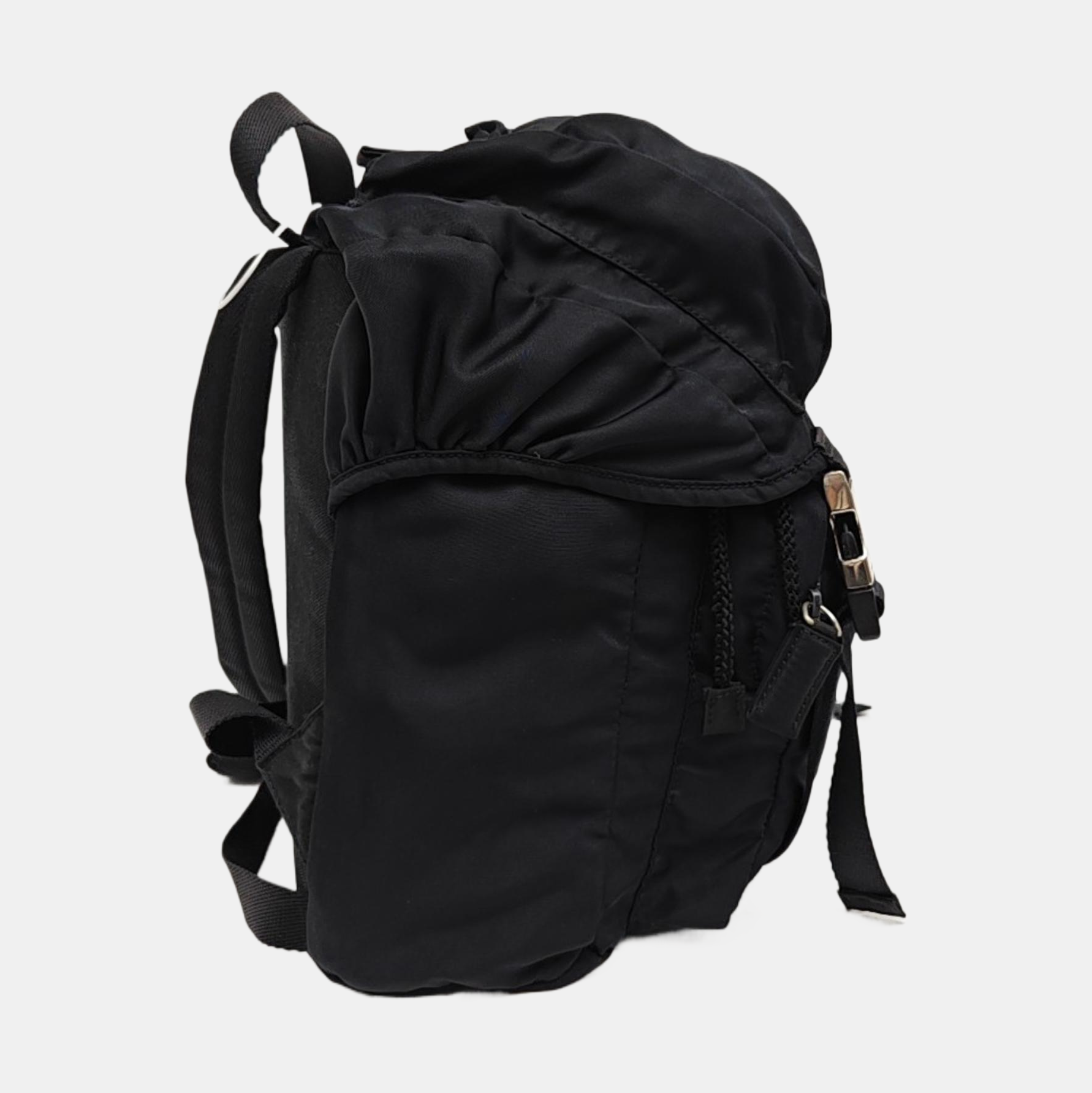 Nylon Backpack Black