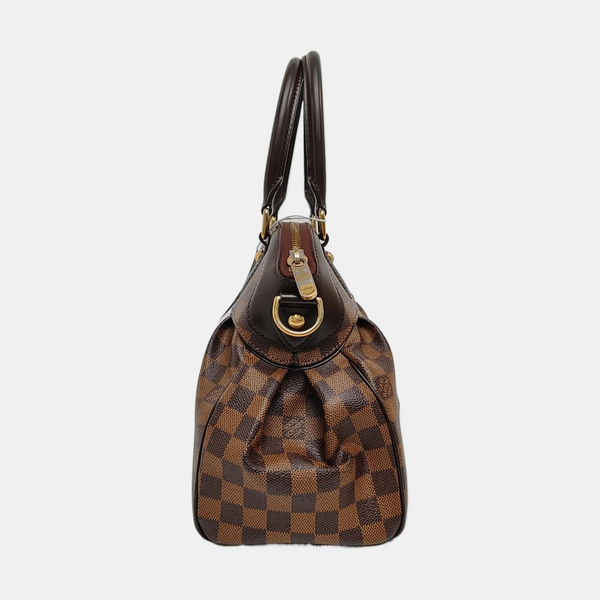 TREVI PM Damier Ebene Coated Canvas Brown