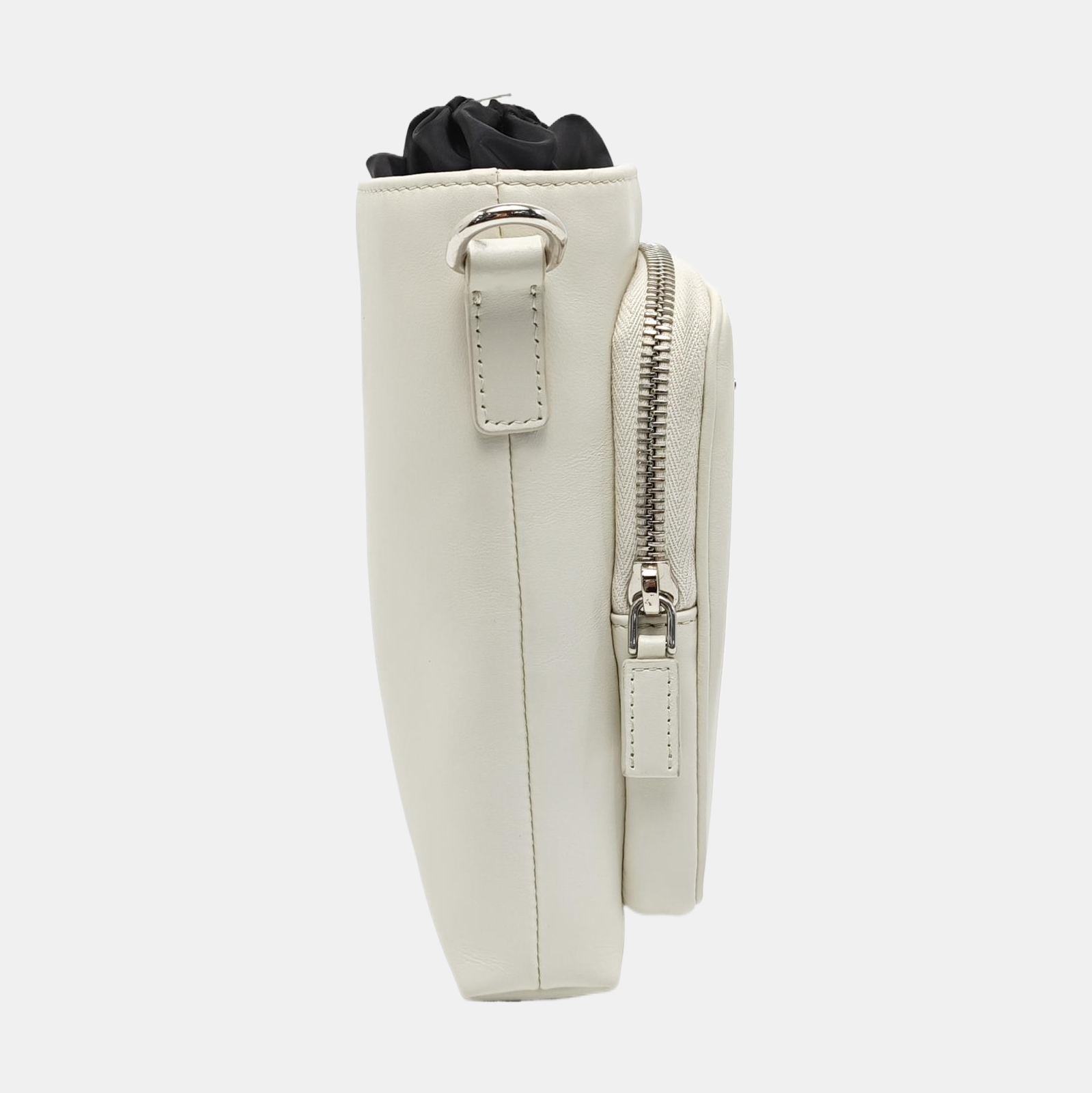Calfskin Shoulder Bag White