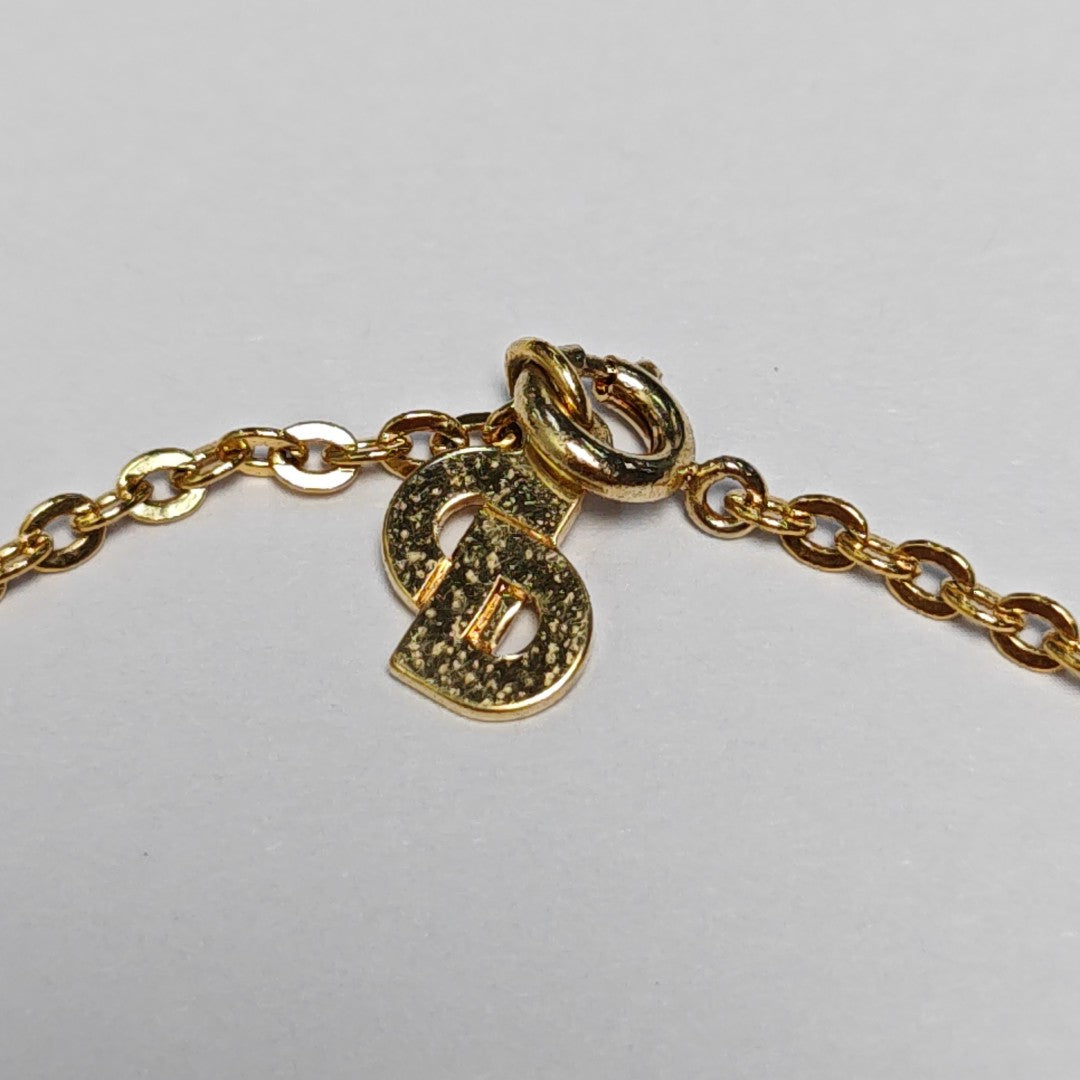 Dior Oblique Metal Gold Bracelet