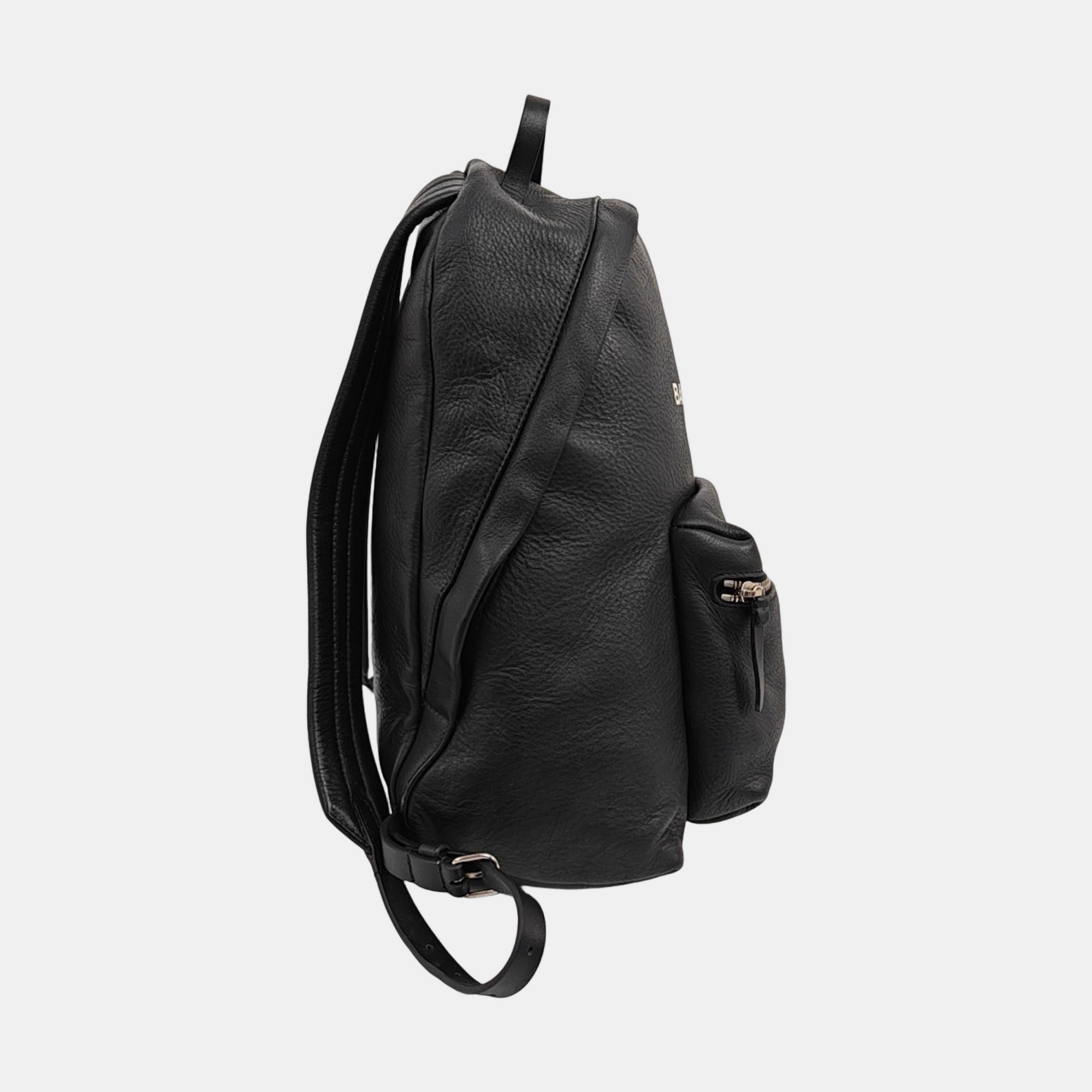 Calfskin Backpack Large Black