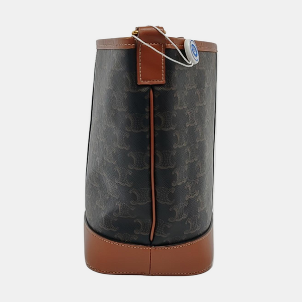 TRIOMPHE CANVAS Small Coated Canvas Brown