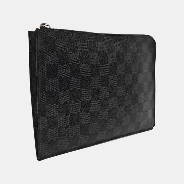 Pochette Jour PM Damier Graphite Coated Canvas Gray