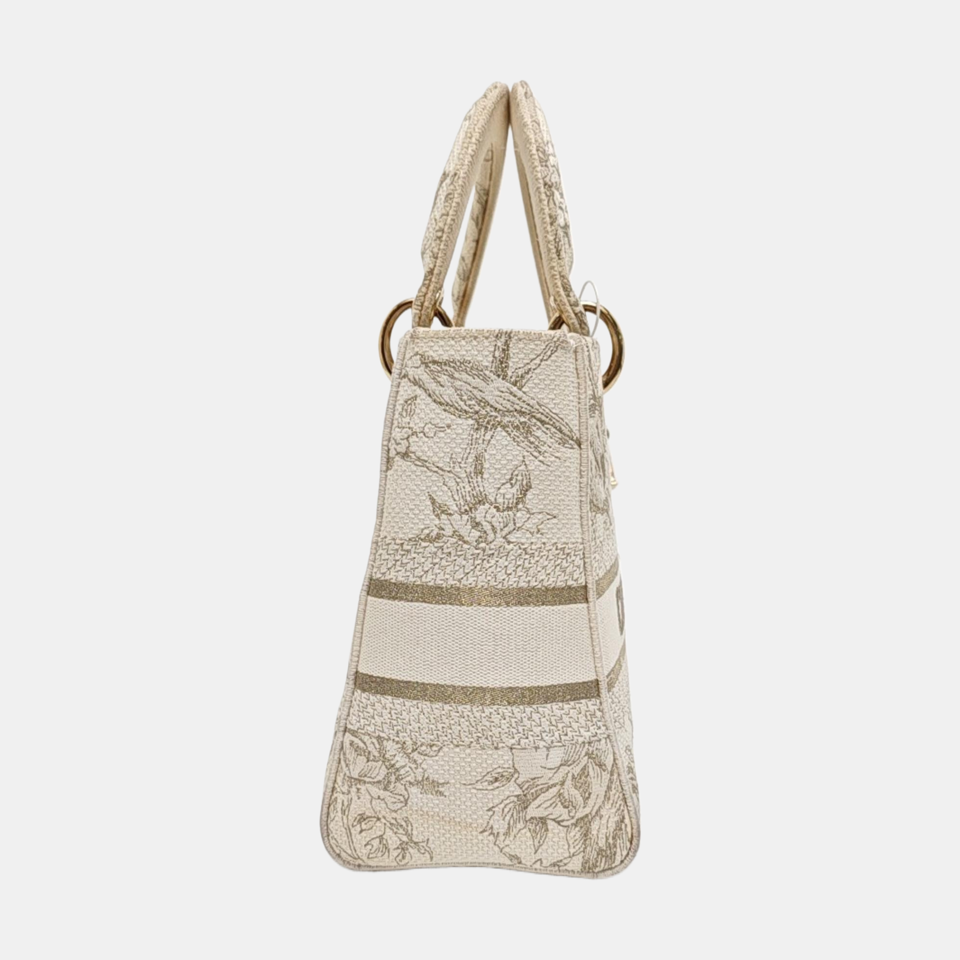 Lady D-Lite Medium Fabric White