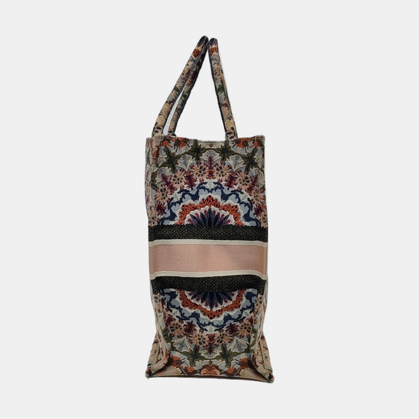 Book Tote Large Fabric Pink