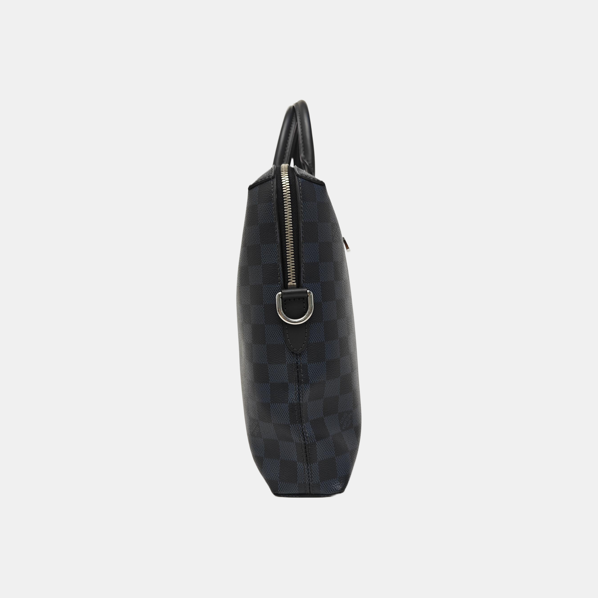 PORTE-DOCUMENTS Damier Coated Canvas Blue