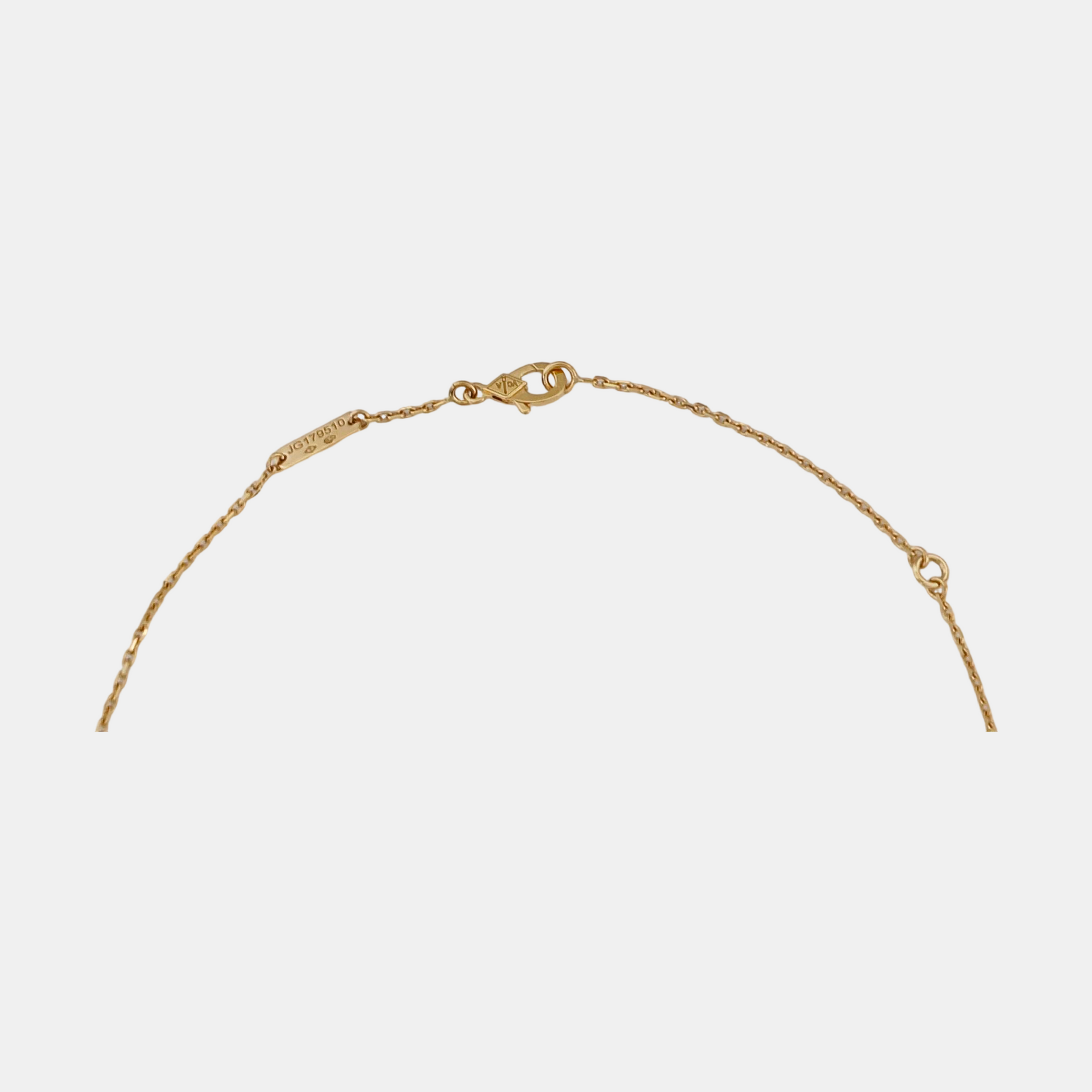 Vintage Alhambra 18k Gold Necklace