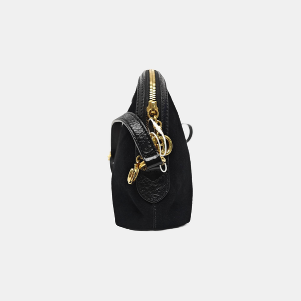 Ophidia Small Suede Black