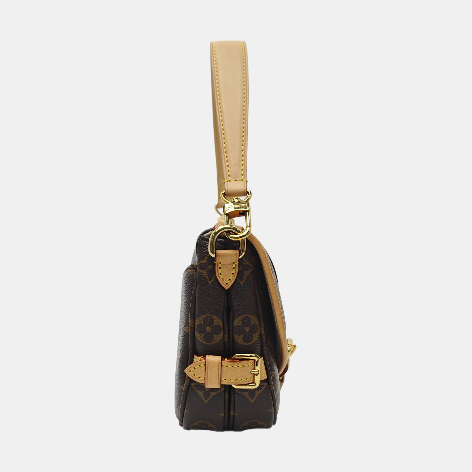 SAUMUR BB Monogram Coated Canvas Brown