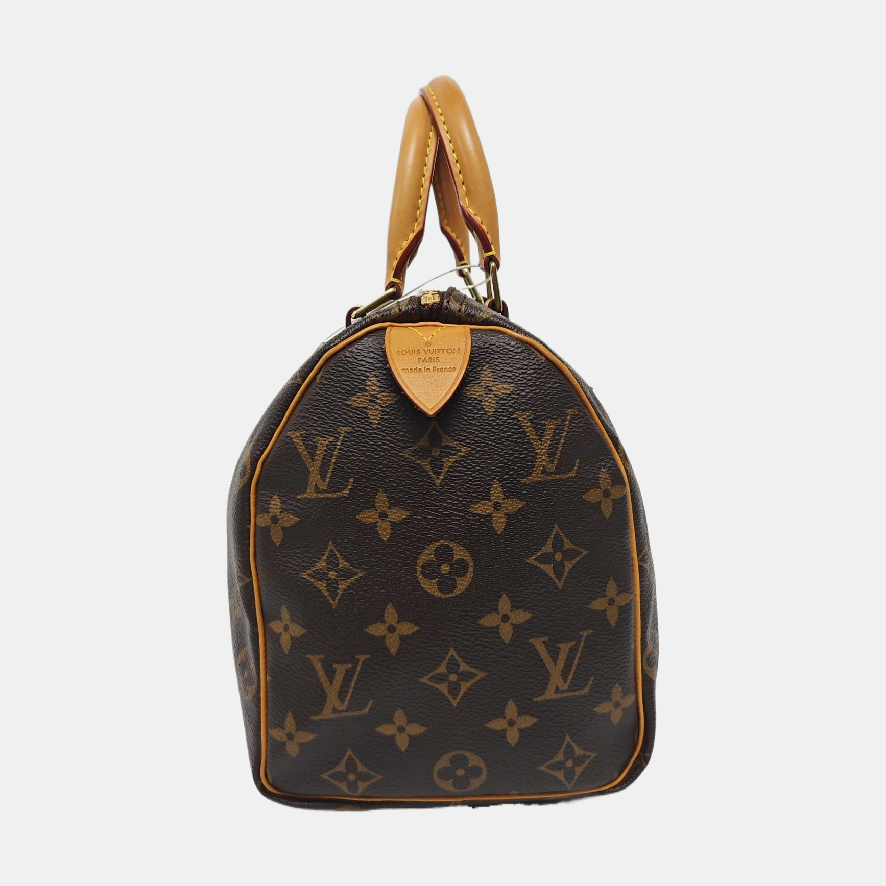 SPEEDY 25 Monogram Coated Canvas Brown
