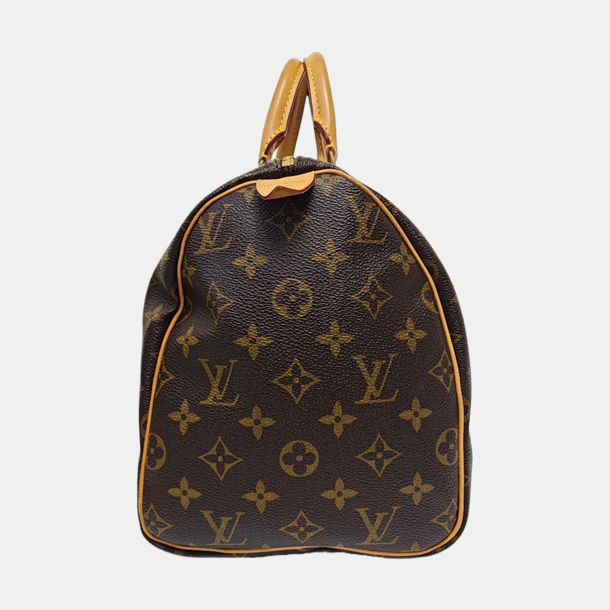 SPEEDY 30 Lona revestida Monogram marrón