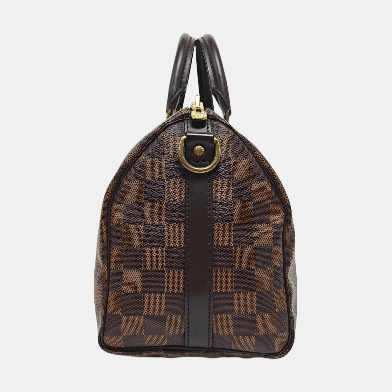 SPEEDY 25 Damier Ebene Coated Canvas Brown