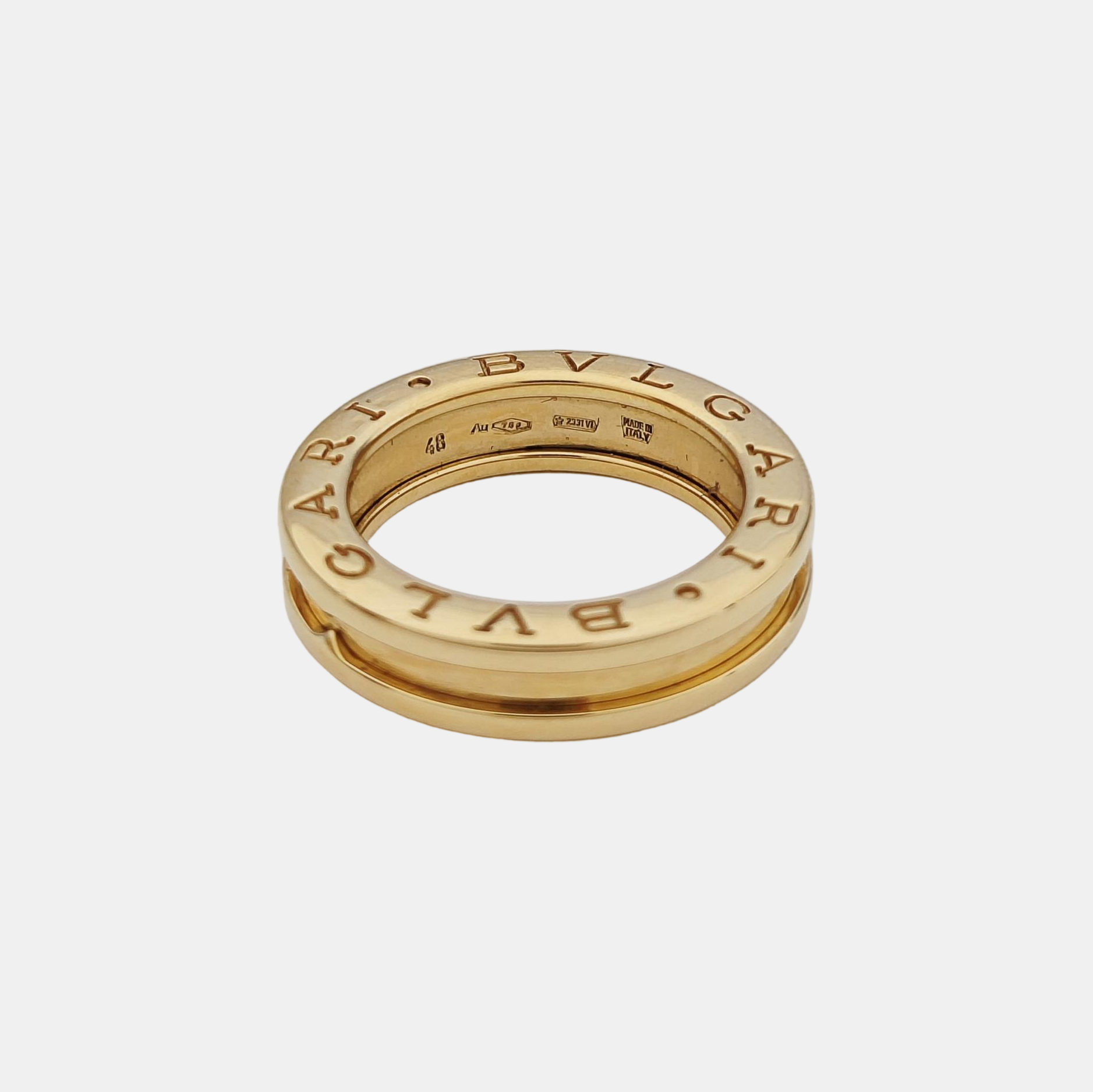 B.ZERO1 18k Rose Gold Ring EU 48