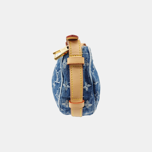 CROISSANT PM Monogram Canvas Blue