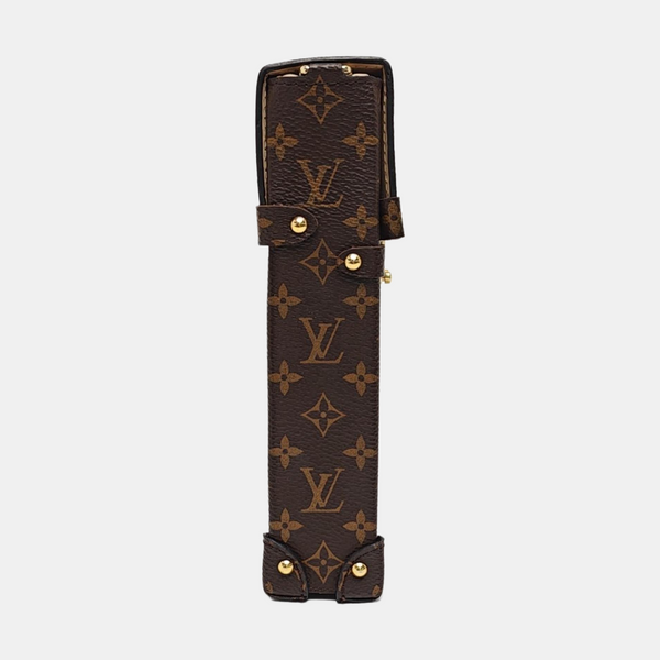 TRUNK Monogram Coated Canvas Brown
