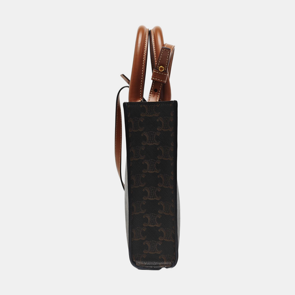 CABAS CELINE Mini Coated Canvas Brown