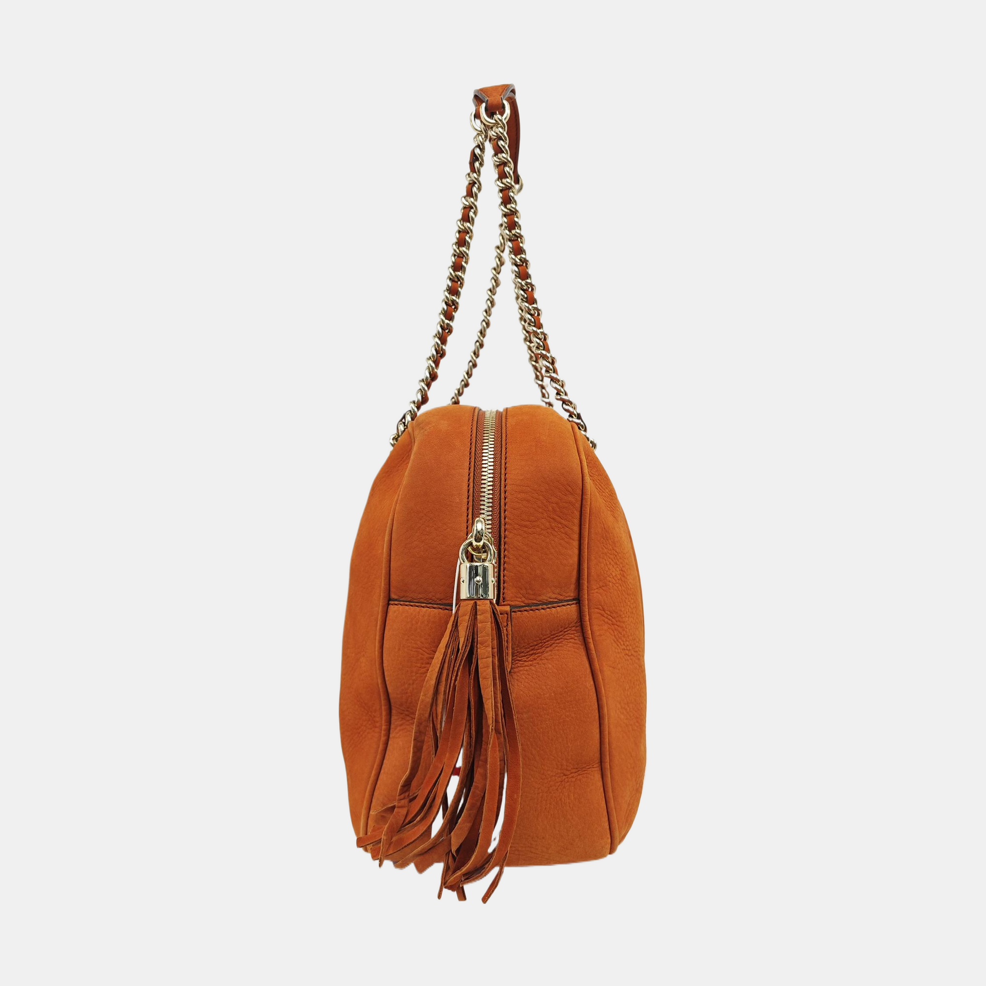 Soho Large Suede Orange