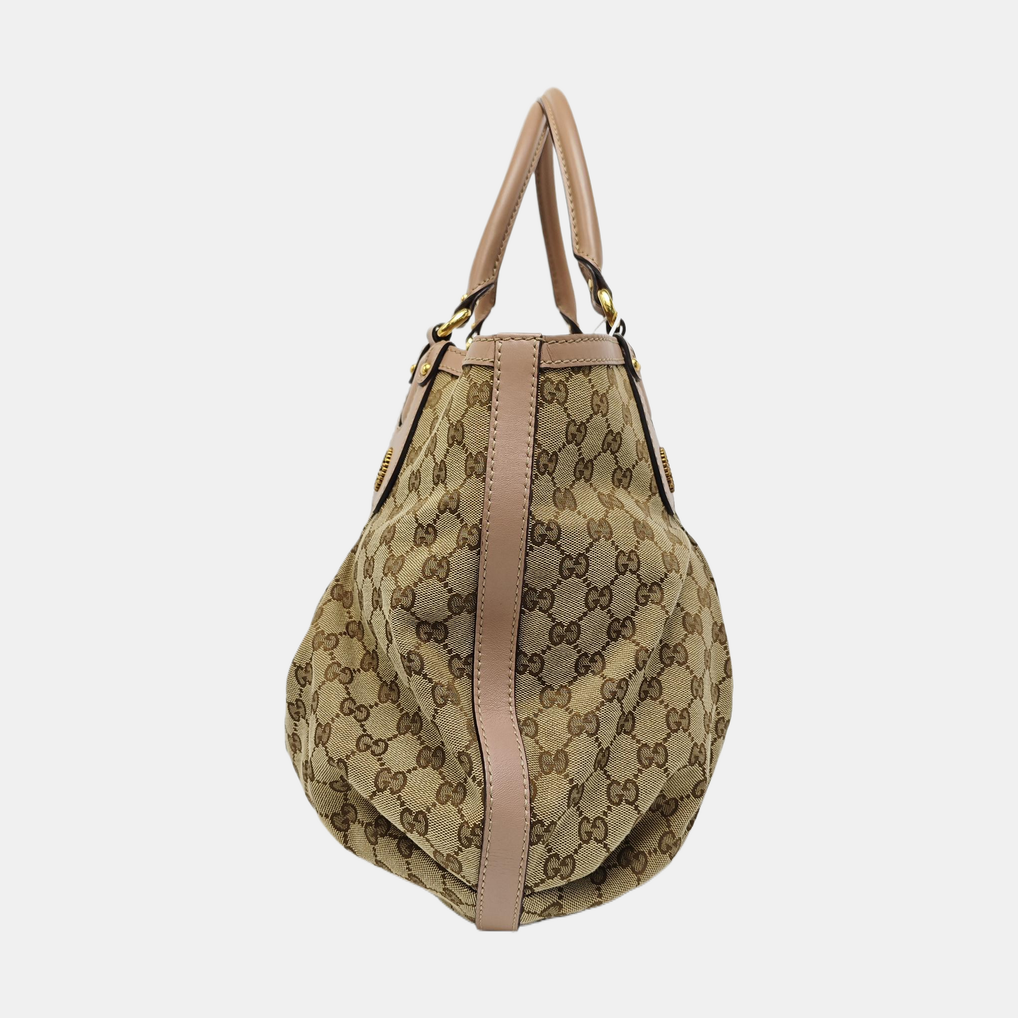 Sukey Monogram Canvas Beige