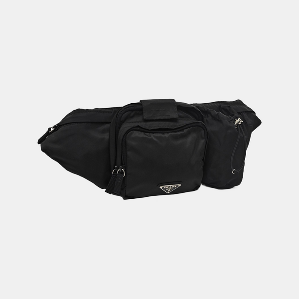 Nylon Crossbody Bag Black