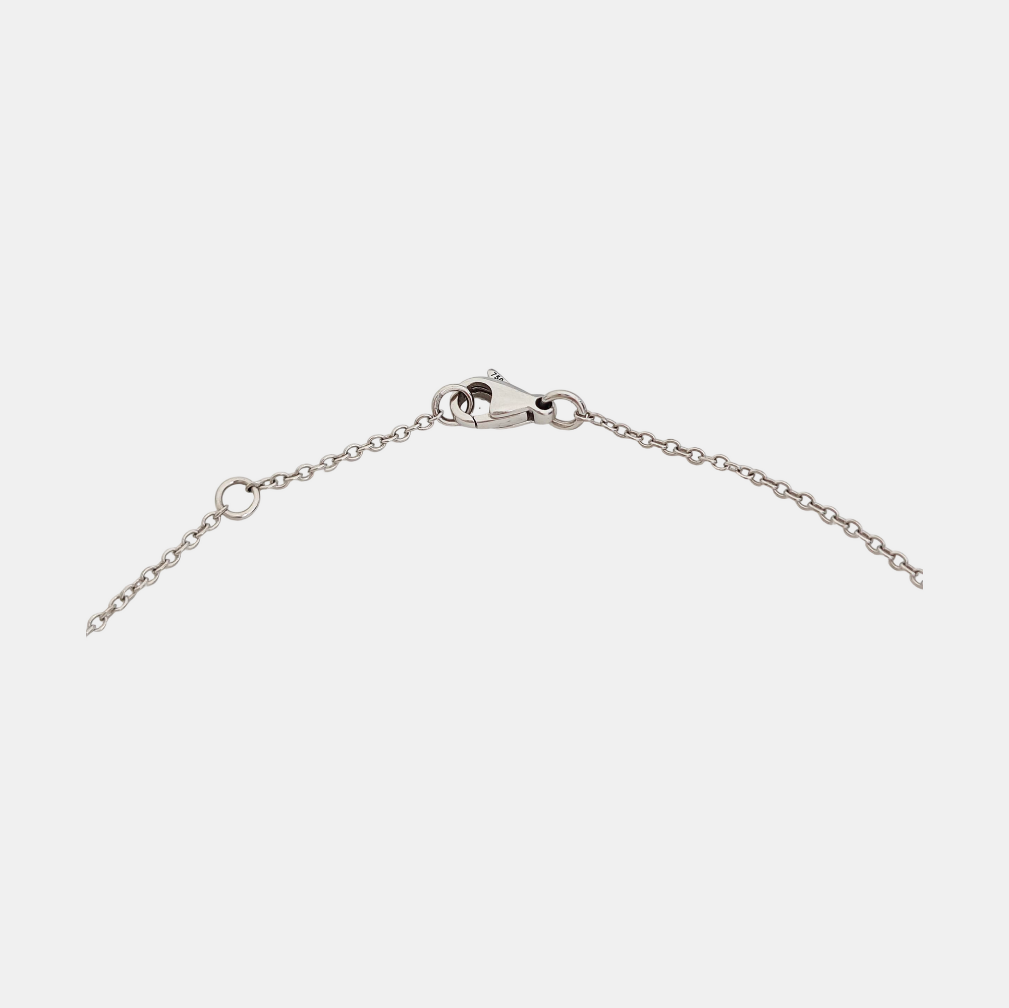 COMÈTE 18k White Gold Silver Necklace