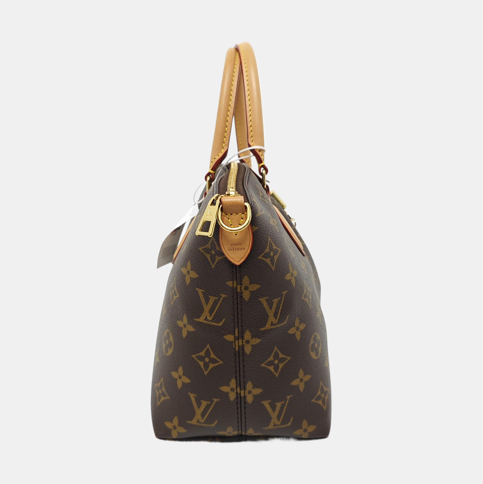 BOETIE PM Monogram Coated Canvas Brown