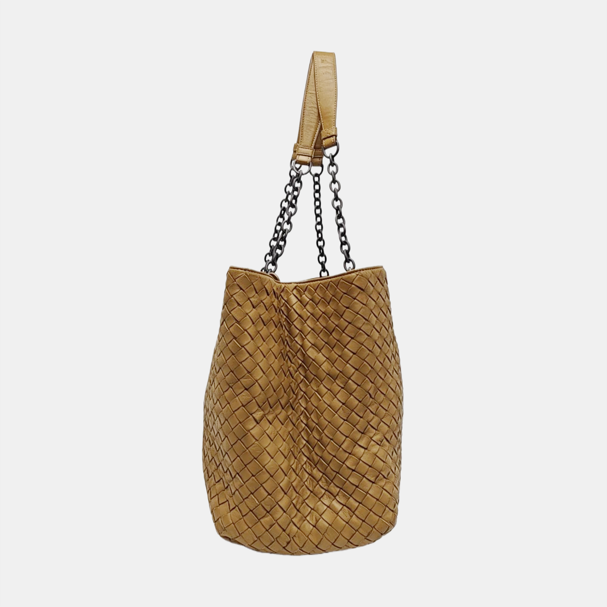 Lambskin Tote Bag Brown