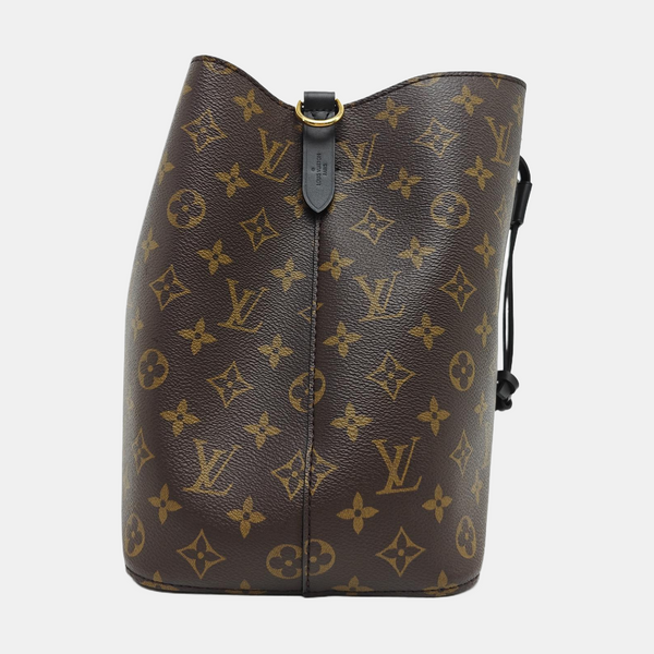 NÉONOÉ MM Monogram Coated Canvas Brown