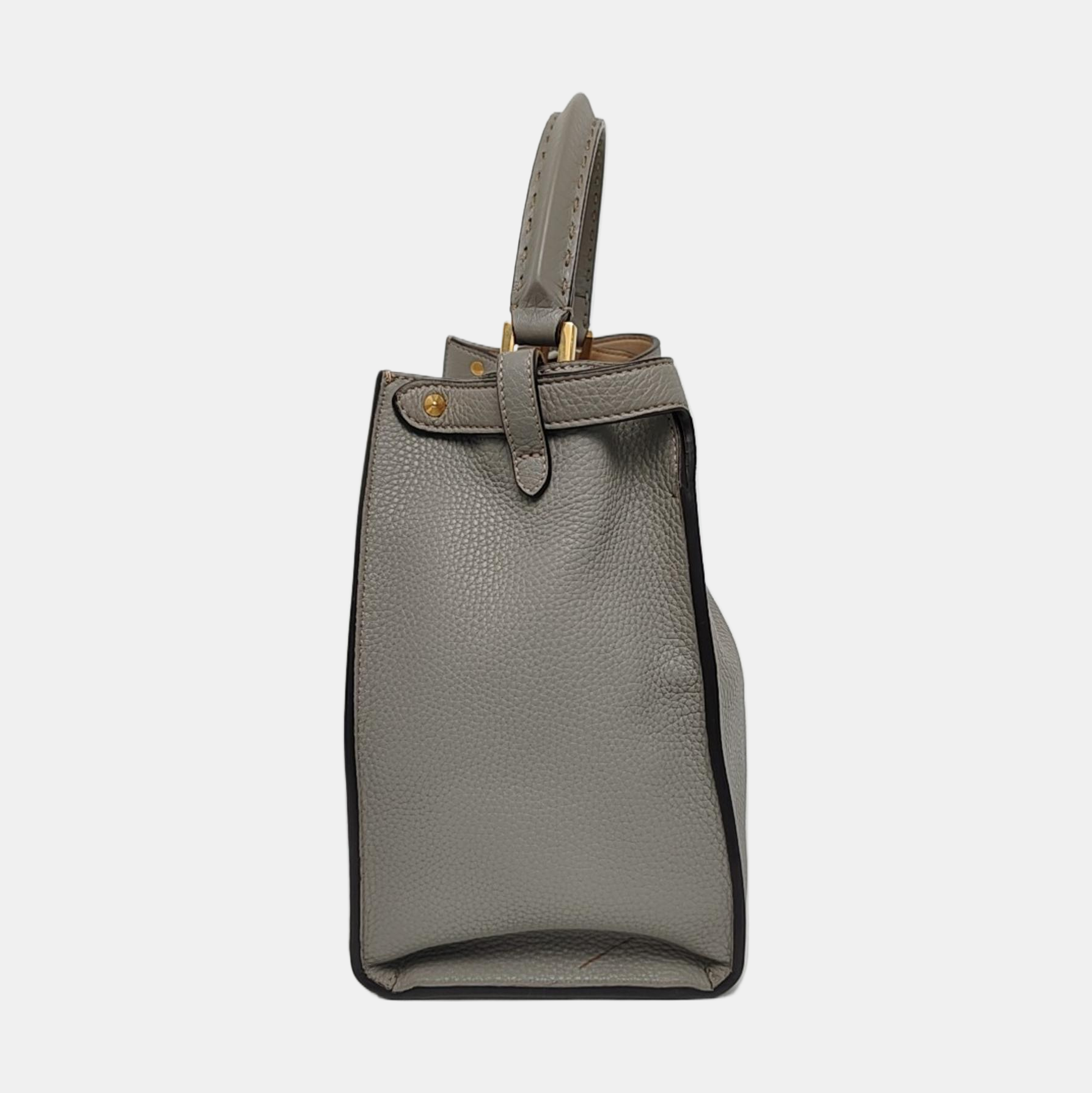 Authenticated pre-owned  Peekaboo Medium Calfskin Grey - Shoulder Bag at Looply