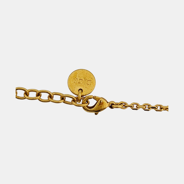 Petit CD Metal Gold Necklace
