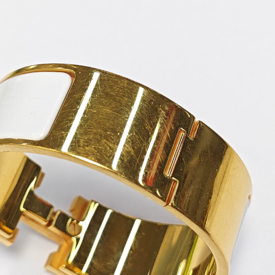 Clic Clac H Metal Gold Bangle