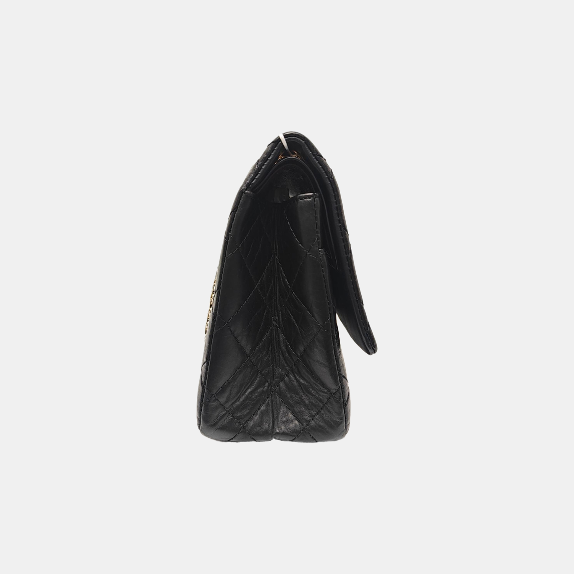 2.55 227 (jumbo) Quilted Calfskin Black