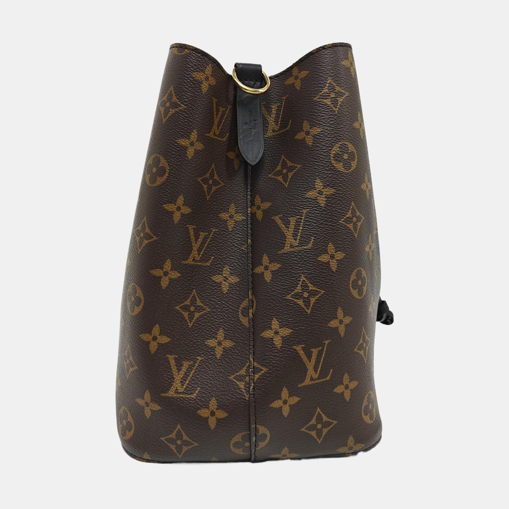 NÉONOÉ MM Monogram Coated Canvas Brown