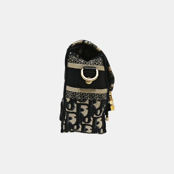 Diorcamp Small Oblique Canvas Blue