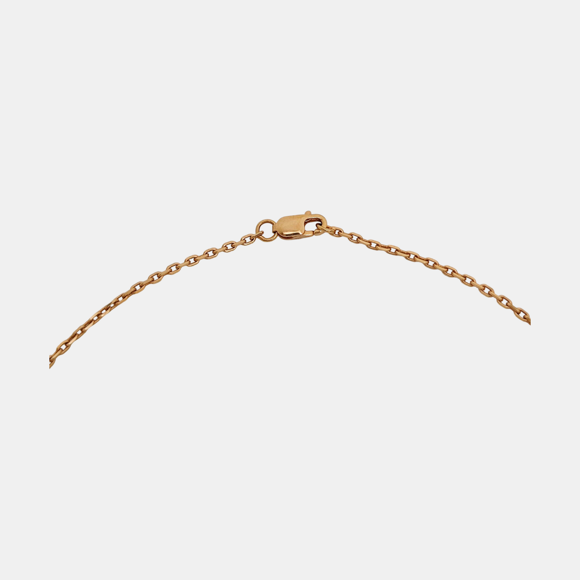 Pop H Metal Rose Gold Necklace