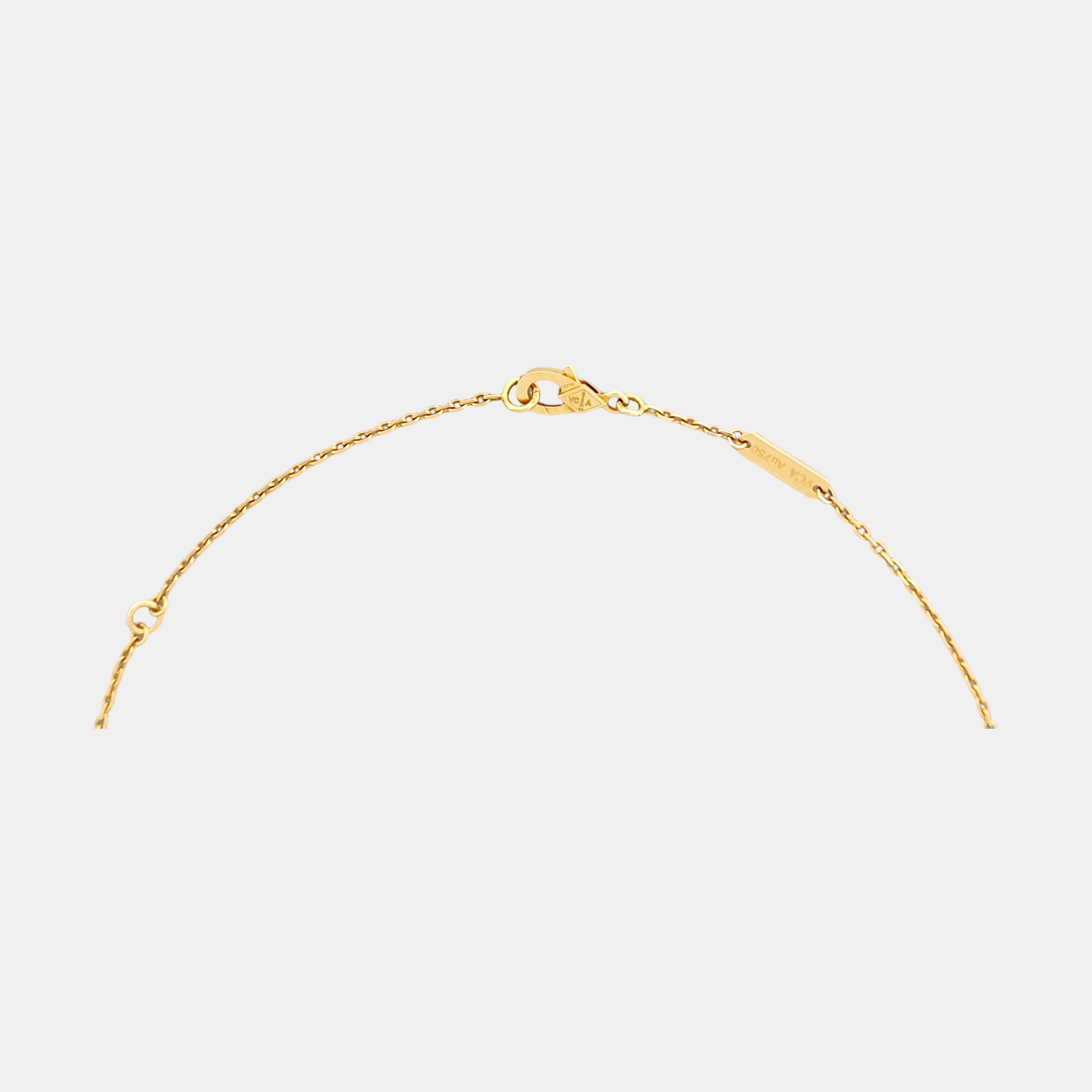 Vintage Alhambra 18k Gold Necklace