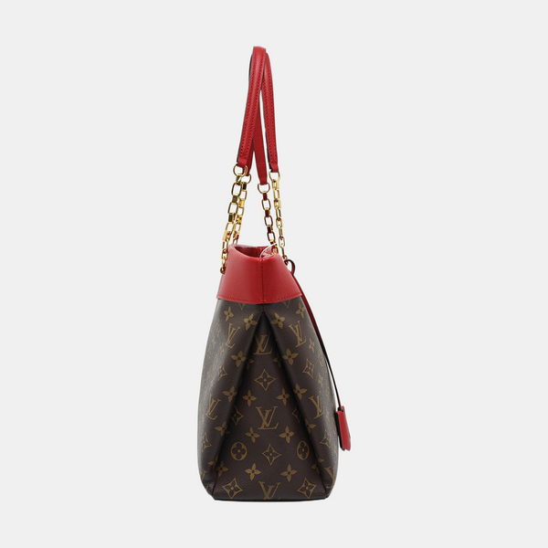 PALLAS MM Monogram Coated Canvas Brown