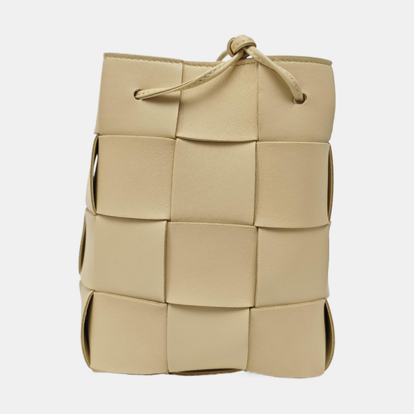 Cassette Small Leather Beige