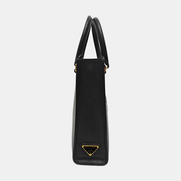Saffiano Calfskin Tote Bag Black