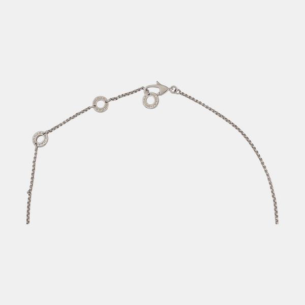 B.ZERO1 18k White Gold Silver Necklace