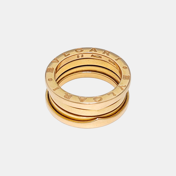 B.ZERO1 18k Rose Gold Ring EU 52