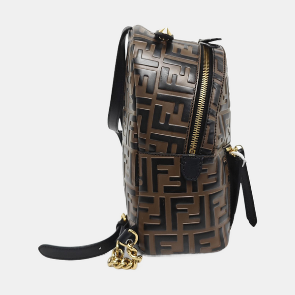 Calfskin Backpack Mini Brown