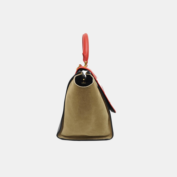 TRAPEZE Small Calfskin Multicolor