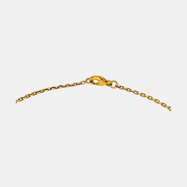 Pop H Metal Rose Gold Necklace